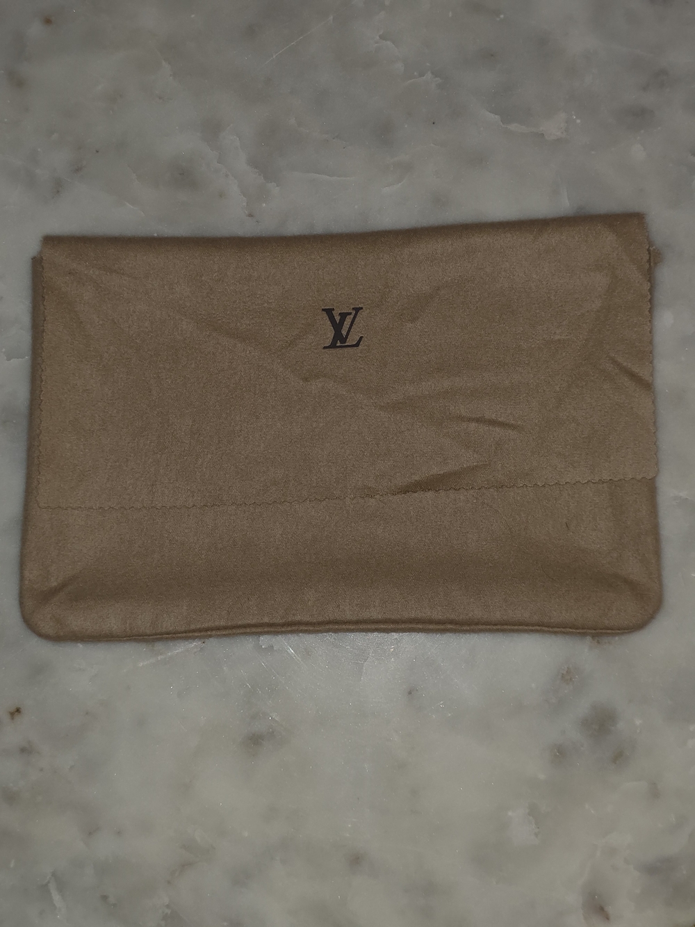 Louis Vuitton Light Brown Dust Bag Pouch- 11.6"Wx7.25"H